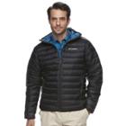 Men's Columbia Elm Ridge Hooded Puffer Jacket, Size: Large, Grey (charcoal)