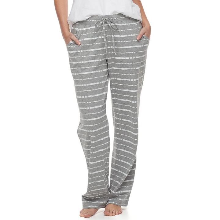 Women's Sonoma Goods For Life&trade; Knit Pants, Size: Xxl, Grey