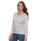 Petite Sonoma Goods For Life&trade; Raglan Sweater, Women's, Size: Xl Petite, Med Pink