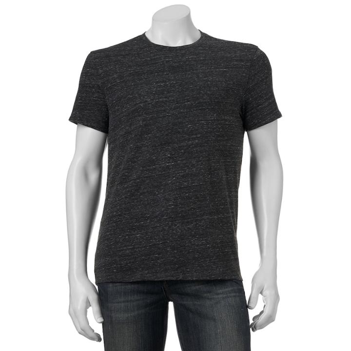 Men's Apt. 9&reg; Premier Flex Crewneck Sleep Shirt, Size: Medium, Dark Grey