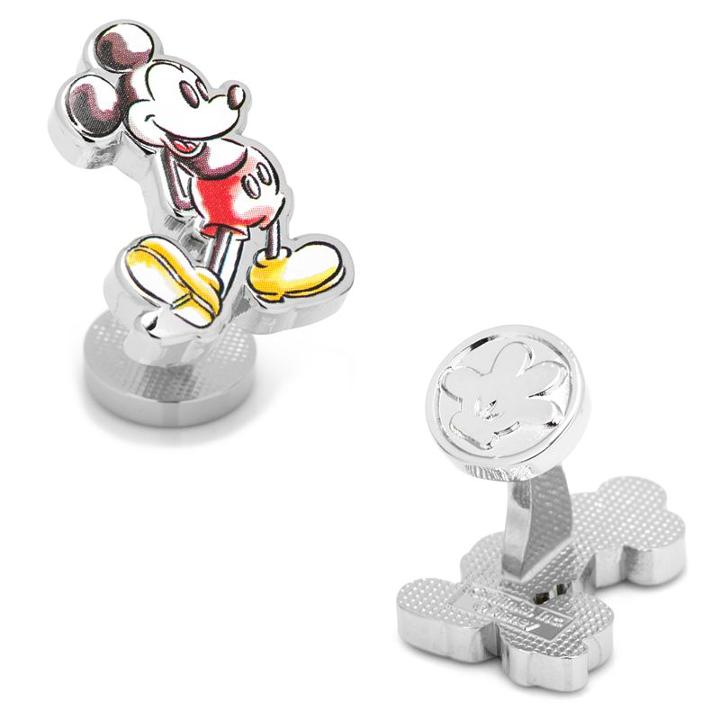 Disney Watercolor Mickey Mouse Cuff Links, Men's, Multicolor