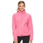 Women's Columbia Three Lakes Fleece Jacket, Size: Medium, Dark Pink