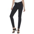 Women's Jennifer Lopez Super Stretch Skinny Jeans, Size: 10 Avg/reg, Dark Blue