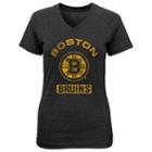 Girls 7-16 Boston Bruins Flawless Tee, Size: S 7-8, Black