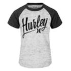 Boys 8-20 Hurley Blocked Raglan Tee, Size: Medium, Grey (charcoal)