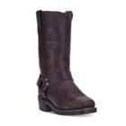 Dingo Dean Men's Harness Western Boots, Size: Medium (12), Dark Brown