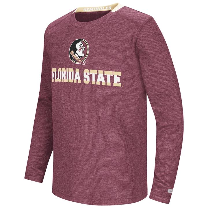 Boys 8-20 Florida State Seminoles Wordmark Tee, Size: S(8/10), Dark Red
