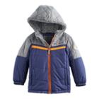 Boys 4-7 Zeroxposur Colorblocked Midweight Jacket, Size: Small, Blue (navy)