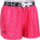 Girls 7-16 Under Armour Play Up Printed Shorts, Size: Small, Pink Dot
