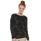 Women's Elle&trade; Floral Jacquard Crewneck Sweater, Size: Xl, Black