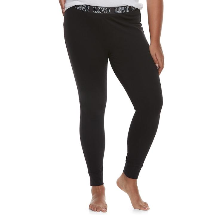 Plus Size So&reg; Love Leggings, Size: 3xl, Black