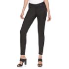 Petite Jennifer Lopez Modern Fit Skinny Jeans, Women's, Size: 8p - Short, Black