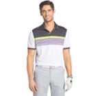 Men's Izod Classic-fit Striped Performance Golf Polo, Size: Large, White Oth
