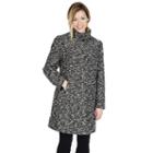 Excelled Boucle Faux-wool Coat - Women's, Size: Large, Multicolor