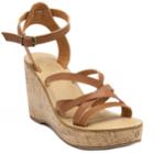 Sugar Jeez Women's Wedge Sandals, Size: Medium (7), Brown