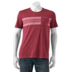 Men's Sonoma Goods For Life&trade; Classic-fit Slubbed Pocket Tee, Size: Large, Red