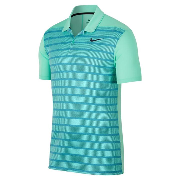 Men's Nike Dry Essential Regular-fit Striped Golf Polo, Size: 3xl, Green