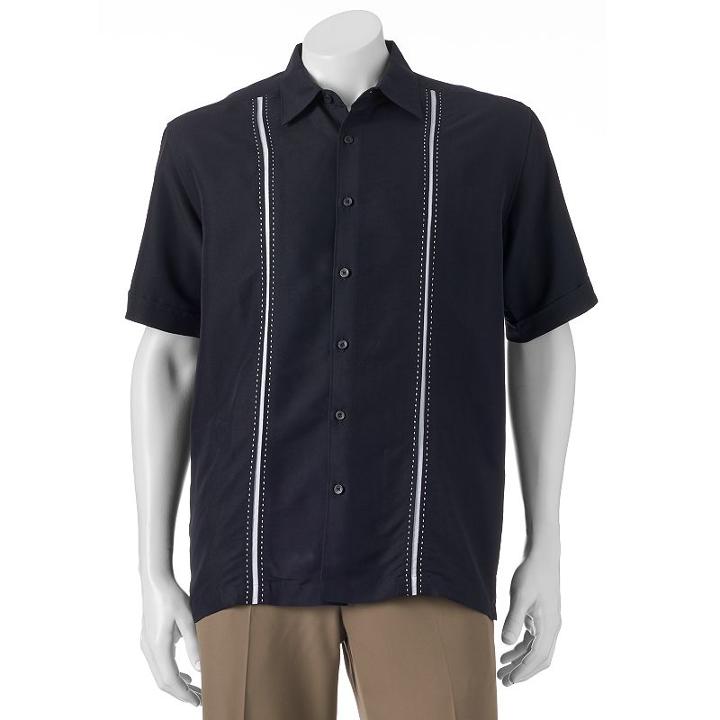 Men's Havanera Classic-fit Button-down Shirt, Size: Large, Oxford