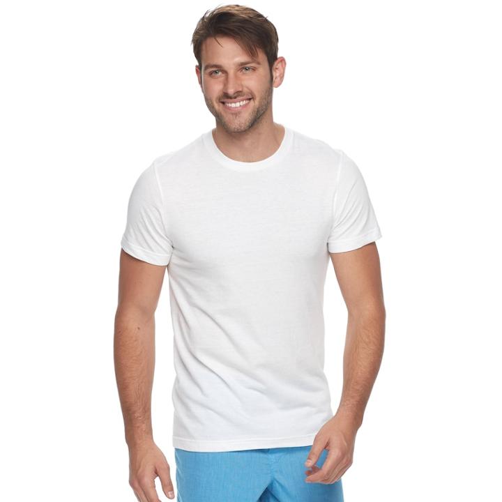 Men's Reebok 5-pack Crewneck Tees, Size: Large, White