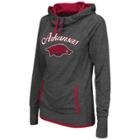 Women's Campus Heritage Arkansas Razorbacks Buggin' Hoodie, Size: Xxl, Dark Grey