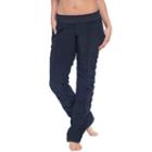 Women's Soybu Lauren Woven Yoga Pants, Size: Large, Black