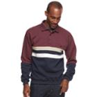 Men's Safe Harbor Classic-fit Banded-bottom Polo, Size: Xxl, Dark Red