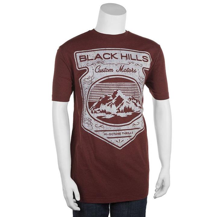 Big & Tall Helix&trade; Black Hills Custom Motors Tee, Men's, Size: 4xb, Red Other
