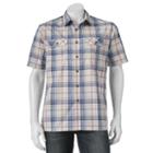 Men's Croft & Barrow&reg; Classic-fit Plaid Outdoor Performance Button-down Shirt, Size: Xl, Lt Beige