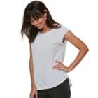 Women's Elle&trade; Printed Crepe Top, Size: Large, White