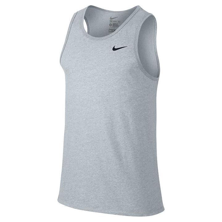 Men's Nike Dri-fit Swoosh Performance Tank Top, Size: Small, Light Grey