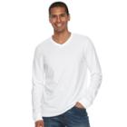 Men's Sonoma Goods For Life&reg; Classic-fit Flexwear V-neck Tee, Size: Xl, White