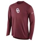 Men's Nike Oklahoma Sooners Elite Shooter Long-sleeve Tee, Size: Medium, Red