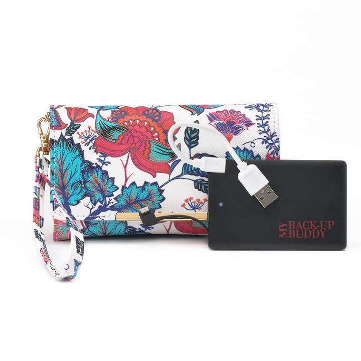 Apt. 9&reg; Carli Rfid-blocking Phone Charging Wristlet, Women's, Brt Red