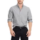 Men's Chaps Regular-fit Easy-care Stretch Button-down Shirt, Size: Medium, Black