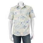 Big & Tall Batik Bay Modern-fit Patterned Casual Button-down Shirt, Men's, Size: Xl Tall, Natural