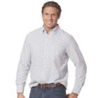 Big & Tall Chaps Solid Oxford Casual Button-down Shirt, Men's, Size: 2xb, Blue