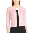 Women's Chaps Button-front Cardigan, Size: Xl, Pink