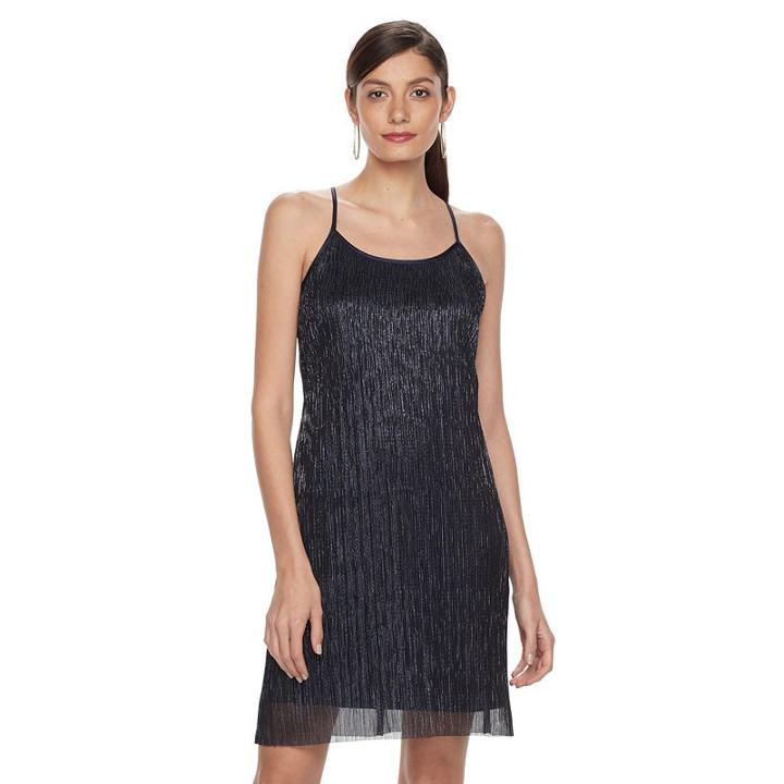 Women's Hope & Harlow Sleeveless Halter Strap Keyhole Dress, Size: 6, Light Blue