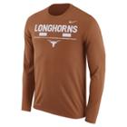 Men's Nike Texas Longhorns Dri-fit Legend Staff Long-sleeve Tee, Size: Xxl, Orange
