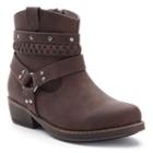 So&reg; Courtney Girls' Ankle Boots, Girl's, Size: 1, Brown