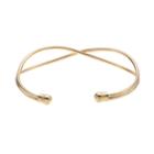 Lc Lauren Conrad Gold X Cuff Bracelet, Women's