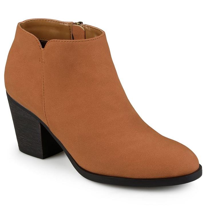 Journee Collection Desie Women's Ankle Boots, Girl's, Size: Medium (8.5), Brown