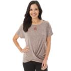 Women's Apt. 9&reg; Twist Tee, Size: Xl, Pink