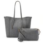 Sonoma Goods For Life&trade; Paula Tote & Crossbody Bag Set, Women's, Grey