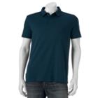 Men's Apt. 9&reg; Modern-fit Solid Polo, Size: Small, Turquoise/blue (turq/aqua)