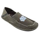 Men's North Carolina Tar Heels Cazulle Canvas Loafers, Size: 8, Grey