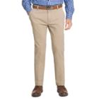 Men's Izod Slim-fit Performance Stretch Flat-front Pants, Size: 30x32, Med Beige