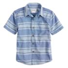 Boys 4-7x Sonoma Goods For Life&trade; Chambray Button Down Striped Shirt, Size: 7, Natural