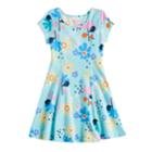 Girls 4-10 Jumping Beans&reg; Curved Seam Skater Dress, Size: 4, Turquoise/blue (turq/aqua)