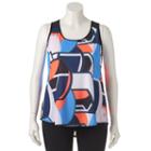 Plus Size Fila Sport&reg; Core Chevron Workout Tank, Women's, Size: 1xl, Black